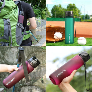 New 500/800/1000ml Sports Water Bottle BPA Free Portable Leak-proof Shaker bottle Plastic Drinkware Tour Gym Free Shipping items - Thomas Family Essentials LLC