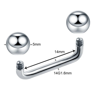 G23 Titanium Micro Dermal Piercing Crystal Dermal Anchor Piercing Top Internal &External Skin Diver Surface Piercing Jewelry