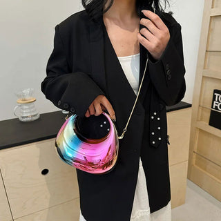 MOODS Evening Clutch Bags For Women Luxury Designer Purses And Handbags Golden Wedding Dinner Party Round Handle Wrist Bag - Thomas Family Essentials LLC