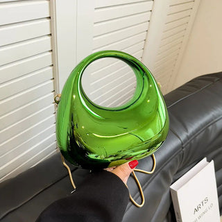 MOODS Evening Clutch Bags For Women Luxury Designer Purses And Handbags Golden Wedding Dinner Party Round Handle Wrist Bag - Thomas Family Essentials LLC