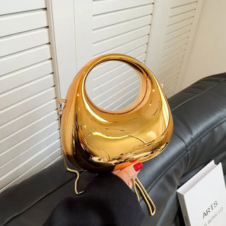 MOODS Evening Clutch Bags For Women Luxury Designer Purses And Handbags Golden Wedding Dinner Party Round Handle Wrist Bag - Thomas Family Essentials LLC
