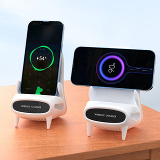 Portable Mini Chair Wireless Charger Desk Mobile Phone Holder Wireless Charger 10W Fast Charge Special Gift - Thomas Family Essentials LLC