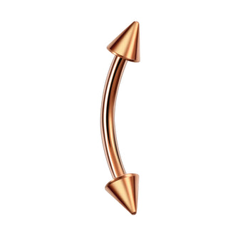 Implant Titanium Curved Barbells Eyebrow Rings Banana Piercing Curved Bar Rook Ear Cartilage Helix Tragus Body Piercing Jewelry