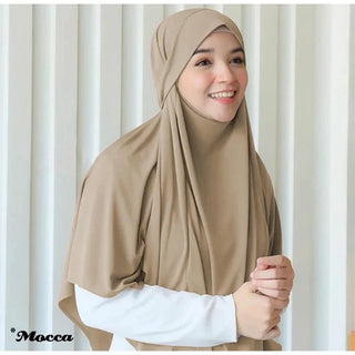 Large Plain Muslim Ethnic Scarf Women Hijab Islamic Muslim Hijab Instant Turban Arabic Scarfs Khimar Headwraps(FRNT56CM,BK90CM)