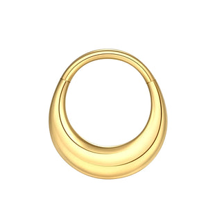 Marquise CZ Hinged Segment Piercing Titanium Septum Clicker Nose Hoop Ring Tragus  Upper Lobe Piercing Cartilage Earring