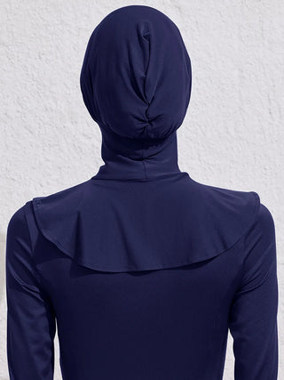 Summer Muslim Bath Swim Hijab Women Swimming Instant Turban, Extended Neck Design, Quick Drying