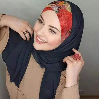 Summer Chiffon Scarf Hijab Muslim Women Instant Turban ，Big Size，Light, Thin, Breathable