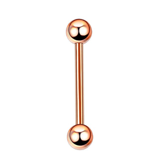 Titanium 14G 16G Tongue Ring Industrial Barbell Piercing Nipple Bar Tragus Helix Ear Piercing Stud Sexy Body Women Jewelry