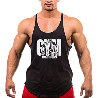 Summer Y Back Gym Stringer Tank Top Men Cotton Clothing Bodybuilding Sleeveless Shirt Fitness Vest Muscle Singlets Workout Tank - Thomas Family Essentials LLC