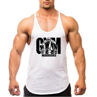 Summer Y Back Gym Stringer Tank Top Men Cotton Clothing Bodybuilding Sleeveless Shirt Fitness Vest Muscle Singlets Workout Tank - Thomas Family Essentials LLC