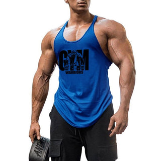 Summer Y Back Gym Stringer Tank Top Men Cotton Clothing Bodybuilding Sleeveless Shirt Fitness Vest Muscle Singlets Workout Tank - Thomas Family Essentials LLC