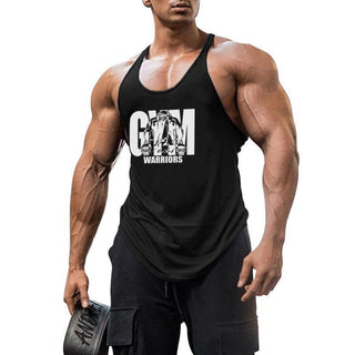 Summer Y Back Gym Stringer Tank Top Men Cotton Clothing Bodybuilding Sleeveless Shirt Fitness Vest Muscle Singlets Workout Tank - Thomas Family Essentials LLC