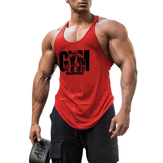 Summer Y Back Gym Stringer Tank Top Men Cotton Clothing Bodybuilding Sleeveless Shirt Fitness Vest Muscle Singlets Workout Tank - Thomas Family Essentials LLC