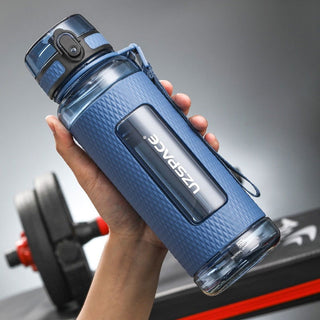 UZSPACE Sports Water Bottles Gym Leak-proof Drop-proof Portable Shaker Outdoor Travel Kettle Plastic Drink Water Bottle BPA Free - Thomas Family Essentials LLC