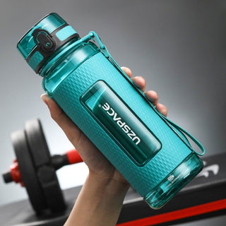 UZSPACE Sports Water Bottles Gym Leak-proof Drop-proof Portable Shaker Outdoor Travel Kettle Plastic Drink Water Bottle BPA Free - Thomas Family Essentials LLC