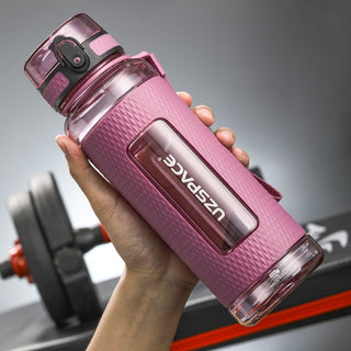 UZSPACE Sports Water Bottles Gym Leak-proof Drop-proof Portable Shaker Outdoor Travel Kettle Plastic Drink Water Bottle BPA Free - Thomas Family Essentials LLC