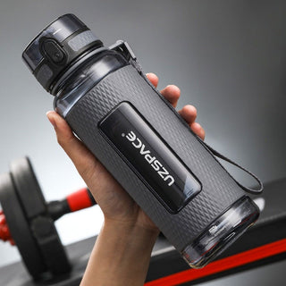 UZSPACE Sports Water Bottles Gym Leak-proof Drop-proof Portable Shaker Outdoor Travel Kettle Plastic Drink Water Bottle BPA Free - Thomas Family Essentials LLC
