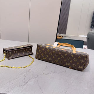 Brown Casual Daily Letters Chains Bags