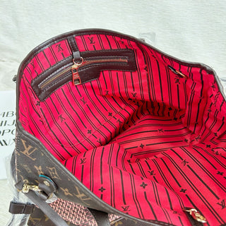 Brown Casual Daily Letters Zipper Bags