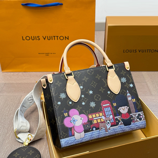 Brown Casual Daily Print Patchwork Bags