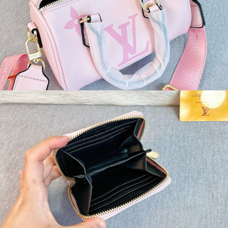 Pink Casual Daily Letters Patchwork Bags